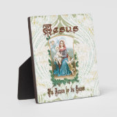 Weihnachten 2 - Jesus ist die Jahreszeit Fotoplatte (Vorderseite)