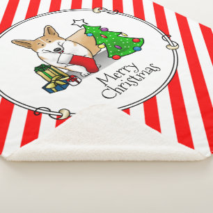 Weihnachten 2 Pembroke Welsh Corgi (rot 1) Baum Ni Sherpadecke