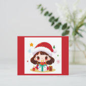 Weihnachten 2 postkarte (Stehend Vorderseite)
