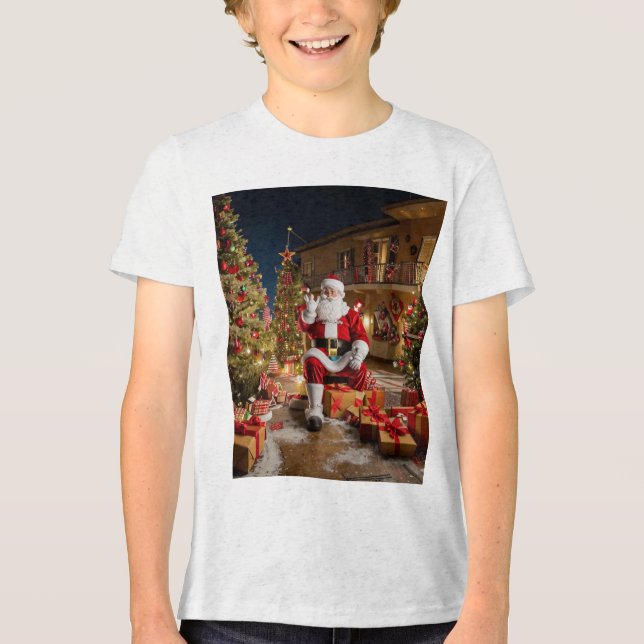 Weihnachten 2. Tri-Blend shirt (Vorderseite)