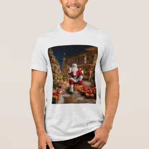 Weihnachten 2. Tri-Blend shirt