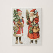 Weihnachten, 2 Weihnachtsmann Die Bilder schneiden Puzzle (Vertikal)