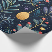 Weihnachten 30 Zoll x 2,5 Meter Glanz Geschenkpapier (Ecke)