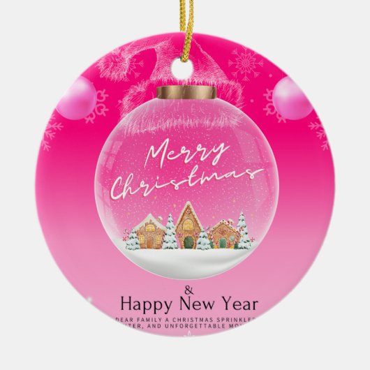 Weihnachten 39 keramik ornament (Vorne)