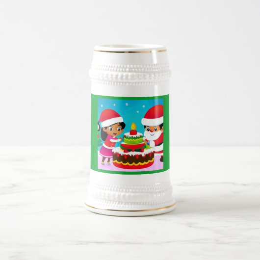 Weihnachten 3 bierglas (Mittel)