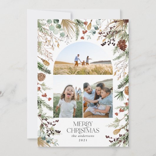 Weihnachten 3 Foto Botanischer Botanischer Blumeng (Vorderseite)