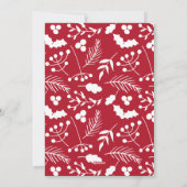 Weihnachten 3 Foto Collage Urlaubskarte (Rückseite)