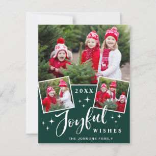 Weihnachten 3 FOTO Weihnachtskarte Karte