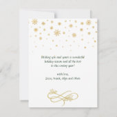 Weihnachten 3 FOTO Weihnachtskarte Karte (Rückseite)