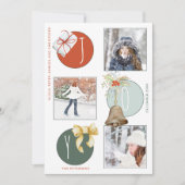 Weihnachten 3 Fotos Spaß farbenfroh (Vorderseite)