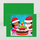 Weihnachten 3 postkarte (Vorne/Hinten)