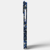 Weihnachten [3D] Skandinavier Stil Blau Case-Mate iPhone Hülle (Rückseite / Links)