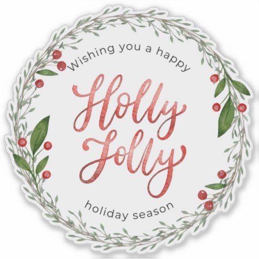 Weihnachten 4 aufkleber (Vorderseite)