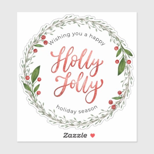 Weihnachten 4 aufkleber (Blatt)