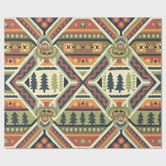 Weihnachten 4 geschenkpapier (Flach)