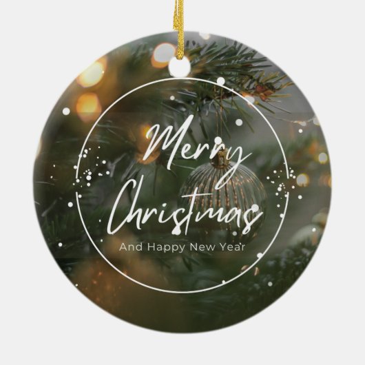 Weihnachten 4 keramik ornament (Hinten)