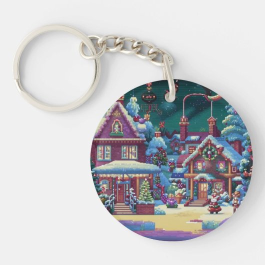 Weihnachten 4. schlüsselanhänger (Vorderseite)