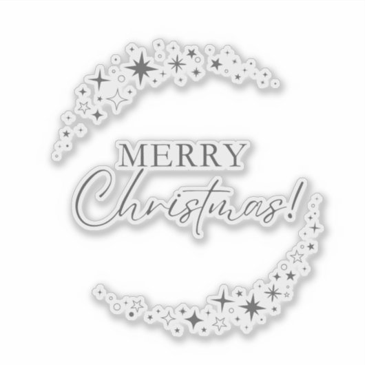 Weihnachten 5 aufkleber (Vorderseite)