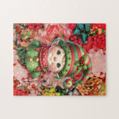 Weihnachten 5 Elfen & Bows Spaß Familie Puzzle (Horizontal)