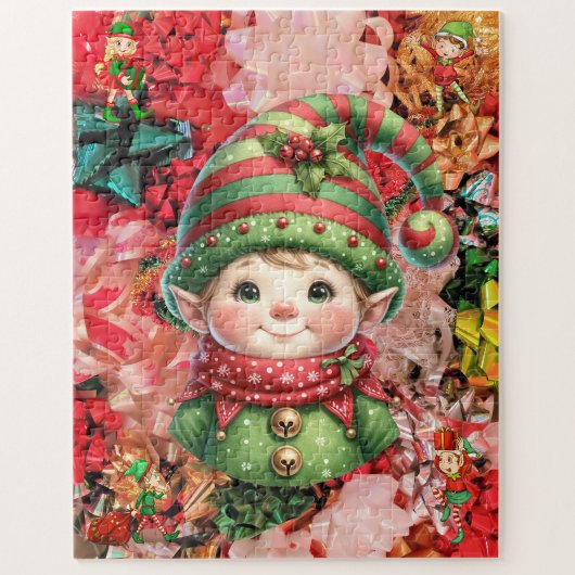 Weihnachten 5 Elfen & Bows Spaß Familie Puzzle