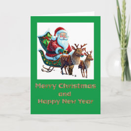 Weihnachten, 5" x 7" Faltschachtel Weihnachtskarte Karte