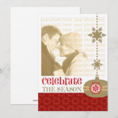 Weihnachten 5 x 7 Fotokarten (Vorne/Hinten)