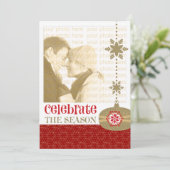 Weihnachten 5 x 7 Fotokarten (Stehend Vorderseite)