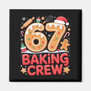 Weihnachten 67 Backcrew Lustiges Meme Lebkuchen Magnet