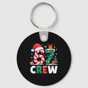 Weihnachten 67 Crew Brainrot Lustige Candy Cane Li Schlüsselanhänger