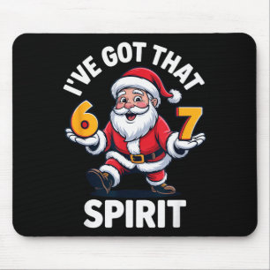 Weihnachten 67 Lustiges Xmas Sechs Sieben Hässlich Mousepad