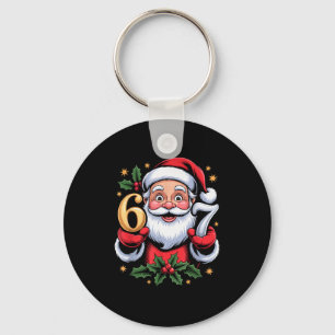 Weihnachten 67 Lustiges Xmas Six Seven Hässlicher Schlüsselanhänger