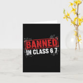 Weihnachten 67 Meme Design Lustig Six Seven Hände Karte (Gelbe Blume)