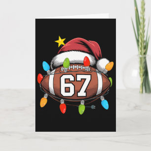 Weihnachten 67 Meme Fußball Santa Hut Lustiges Xma Karte