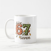 Weihnachten 67 Meme Six Seven 6-7 Lustiger Interne Kaffeetasse (Links)