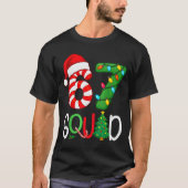 Weihnachten 67 Squad Lustiger Candy Cane und Licht T-Shirt (Vorderseite)