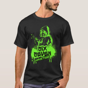 Weihnachten 67 Tee Grunge Graffiti Six Seven Meme