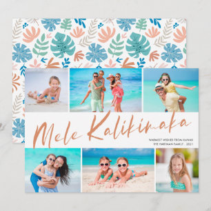 Weihnachten 6 Foto Collage Mele Kalikimaka