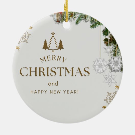 Weihnachten 6 keramik ornament (Hinten)