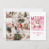  Weihnachten 7 Foto Vintage Rosa Nussknacker  (Vorderseite)