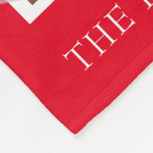 Weihnachten 8 Foto Collage Familie Fleece Blanket (Ecke)
