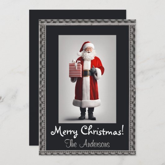 Weihnachten 8 Frohe Weihnachten! Weihnachtskarte Einladung (Vorne/Hinten)