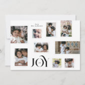 Weihnachten 9 Foto Collage Moderne Freude (Vorderseite)