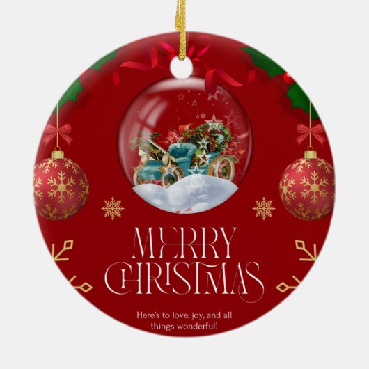 Weihnachten 9 keramik ornament (Hinten)