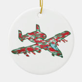 Weihnachten A-10 Warthog Keramikornament (Vorne)