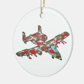 Weihnachten A-10 Warthog Keramikornament (Links)