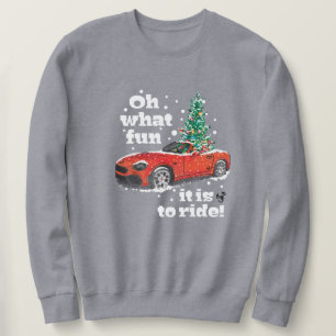 Weihnachten Abarth 124 Spider Fun Ride Sweatshirt