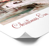 Weihnachten Abend Gerahmte Prints ... Poster (Ecke)