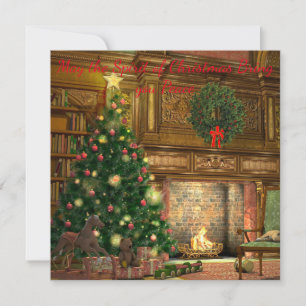 Weihnachten Abend Weihnachten Gruß Karte