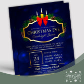 Weihnachten Abendessen Kirche Santa Maria delle Gr Flyer