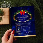 Weihnachten Abendessen Kirche Santa Maria delle Gr Flyer